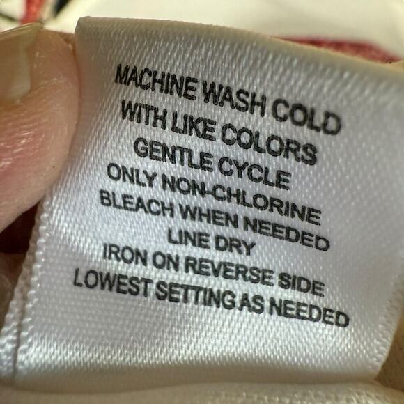 Trixxi V-Neck Short Romper M Floral Boho White Bohemian Whimsical Romantic - Picture 12 of 13